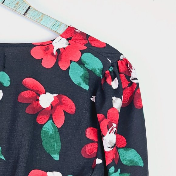 Urban Outfitters UO Michelle Plunging Long Sleeve Mini Dress, M, NWOT - Picture 9 of 14